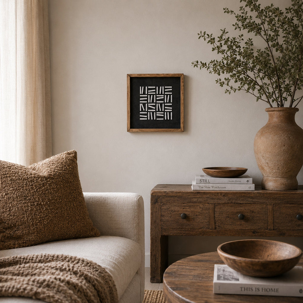 Once Tasman Eco-Friendly Ready-to-Hang Wall Art - 40x40cm