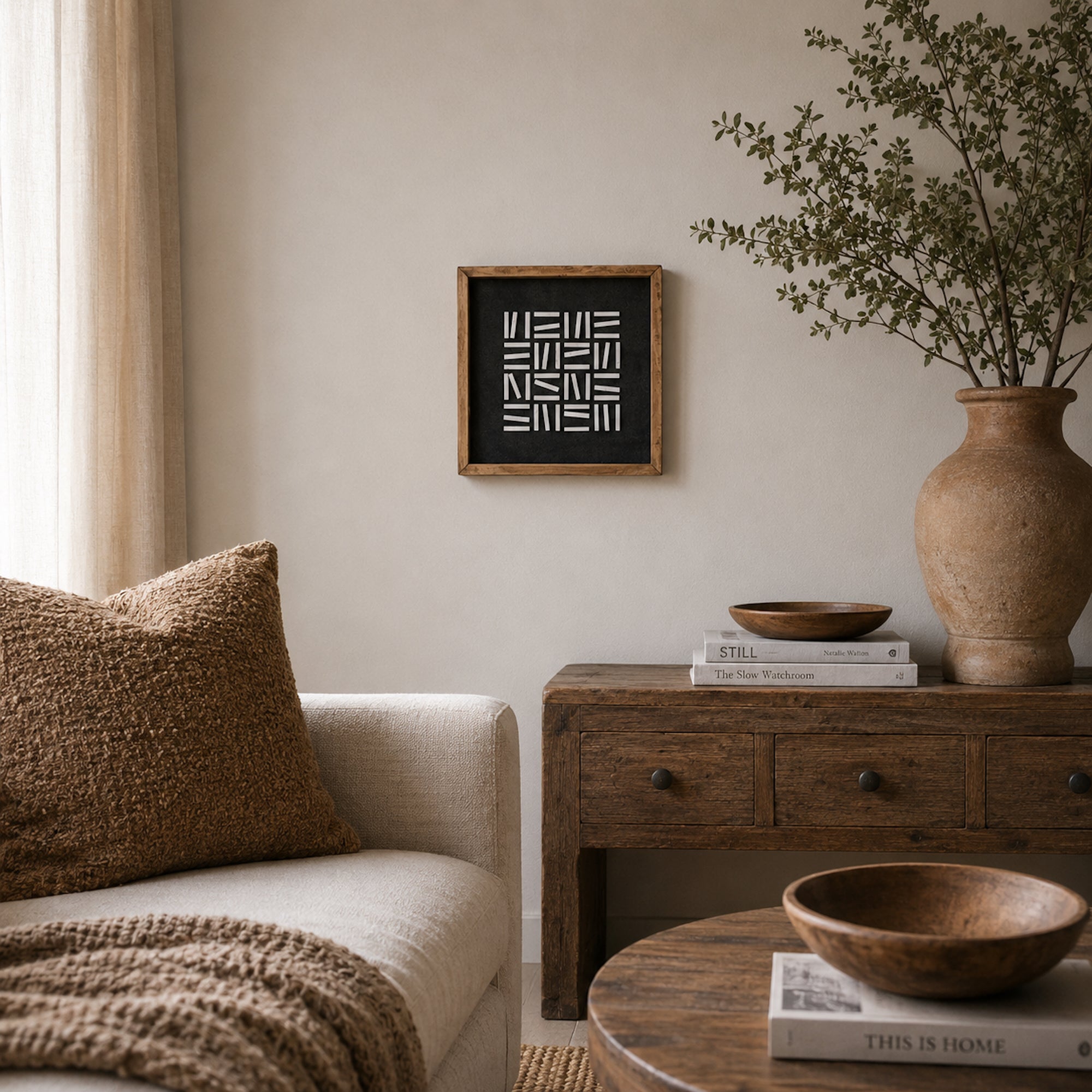 Once Tasman Eco-Friendly Ready-to-Hang Wall Art - 40x40cm
