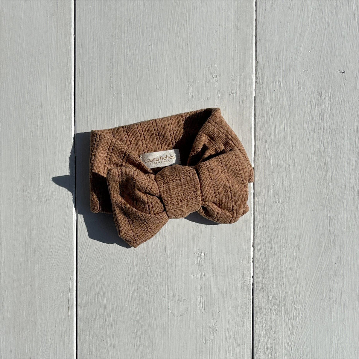 Essentīals Linen Bow Dust Brown