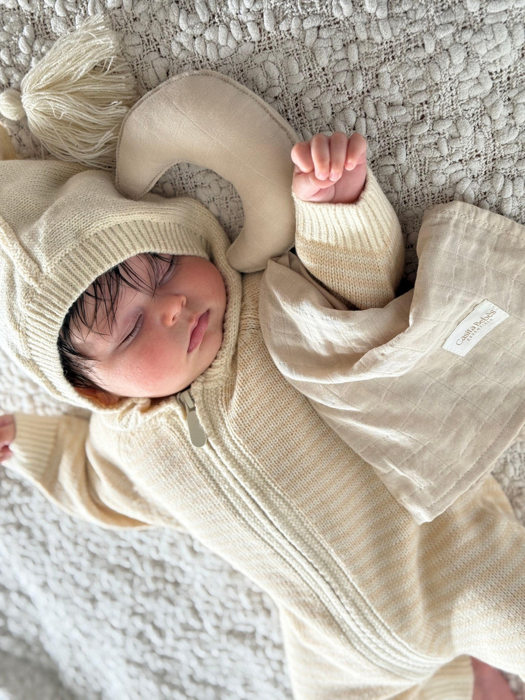 Essentīals Navayah Soft Cotton Knitted Romper for Babies