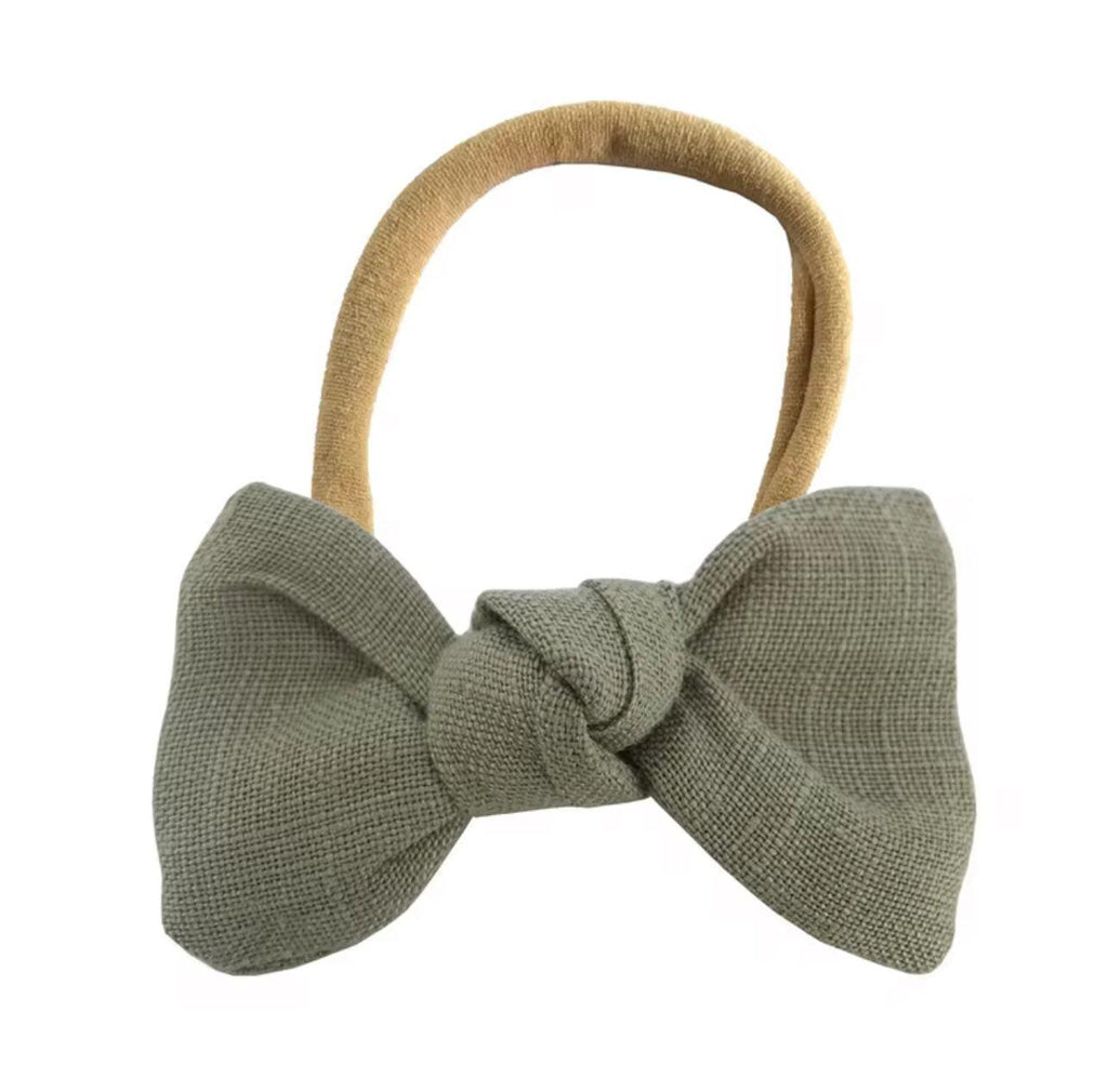 Essentīals Baby Linen Mini Bow