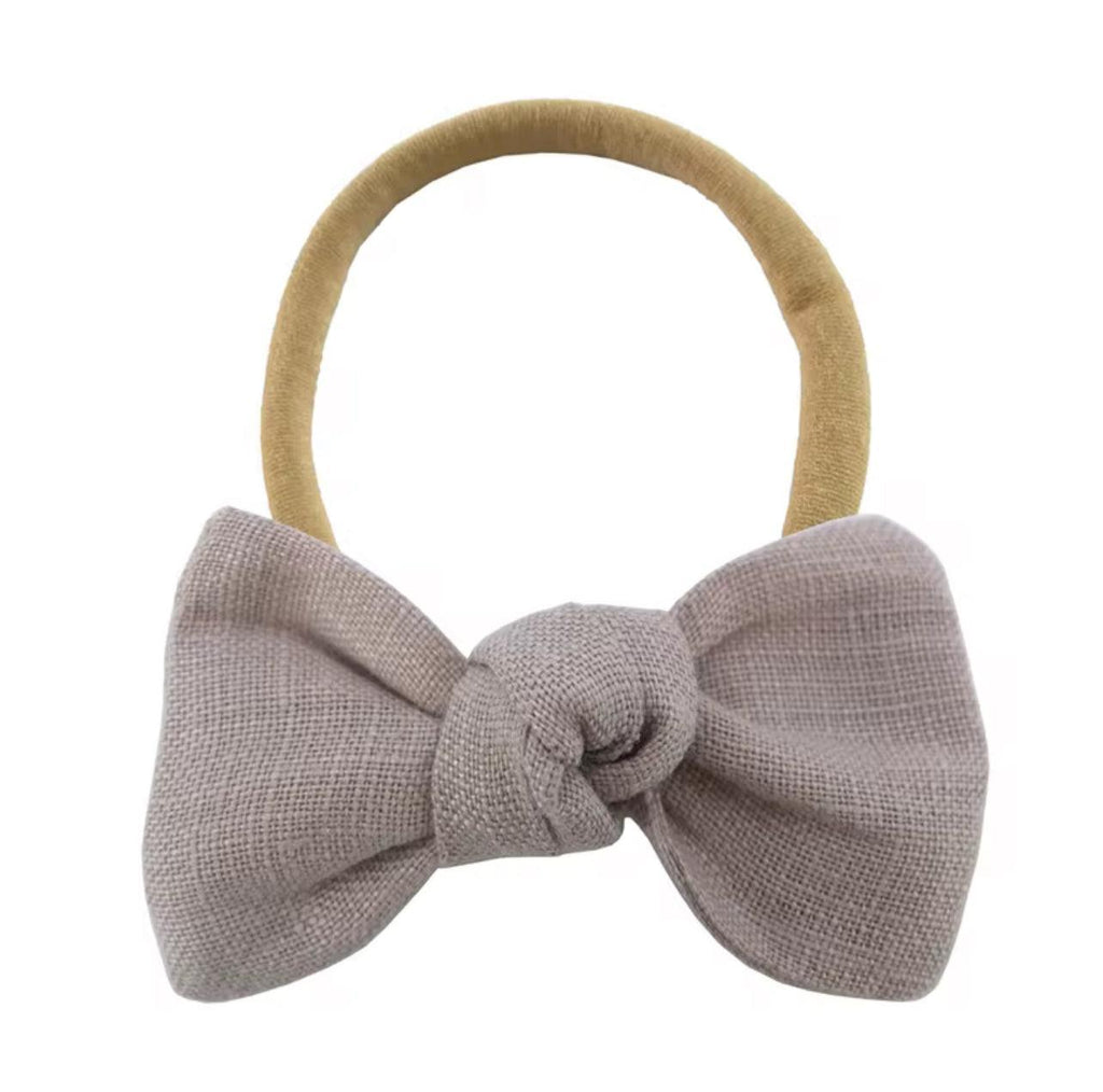 Essentīals Baby Linen Mini Bow