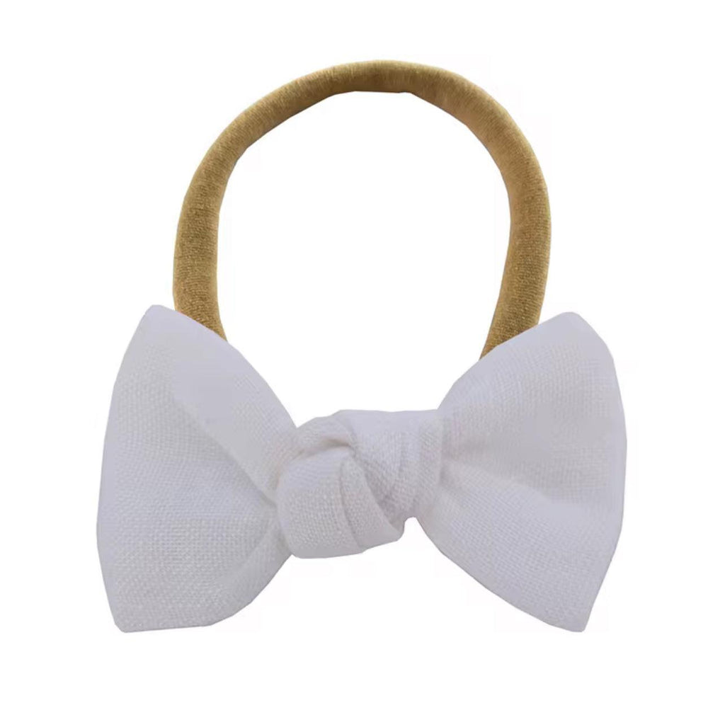Essentīals Baby Linen Mini Bow