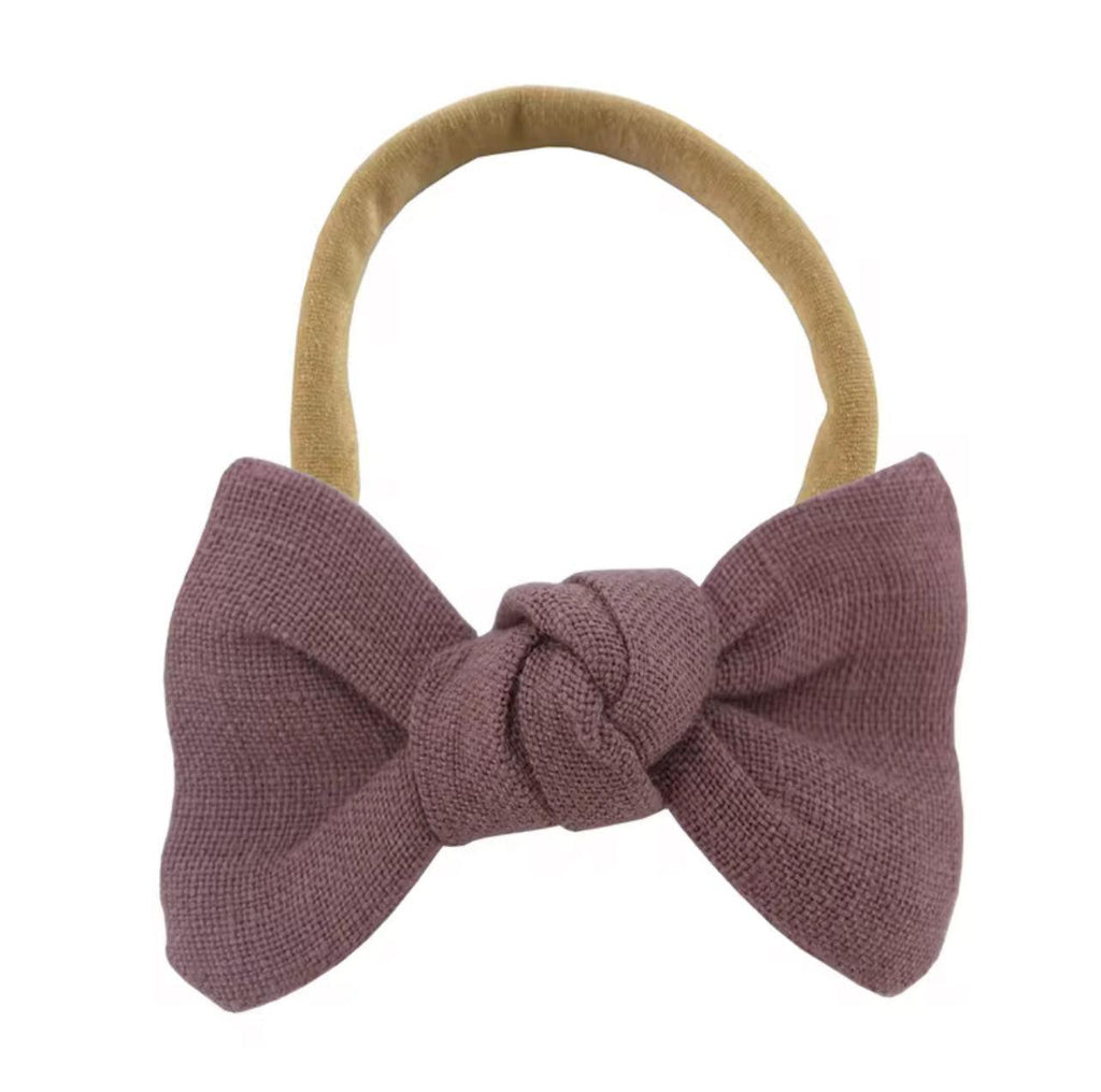 Essentīals Baby Linen Mini Bow