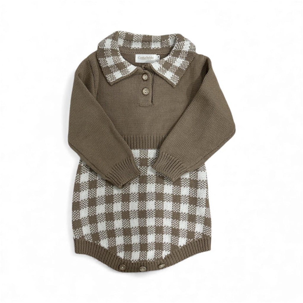 Papitō Ultra-Soft Knitted Romper for Baby | Comfort & Style