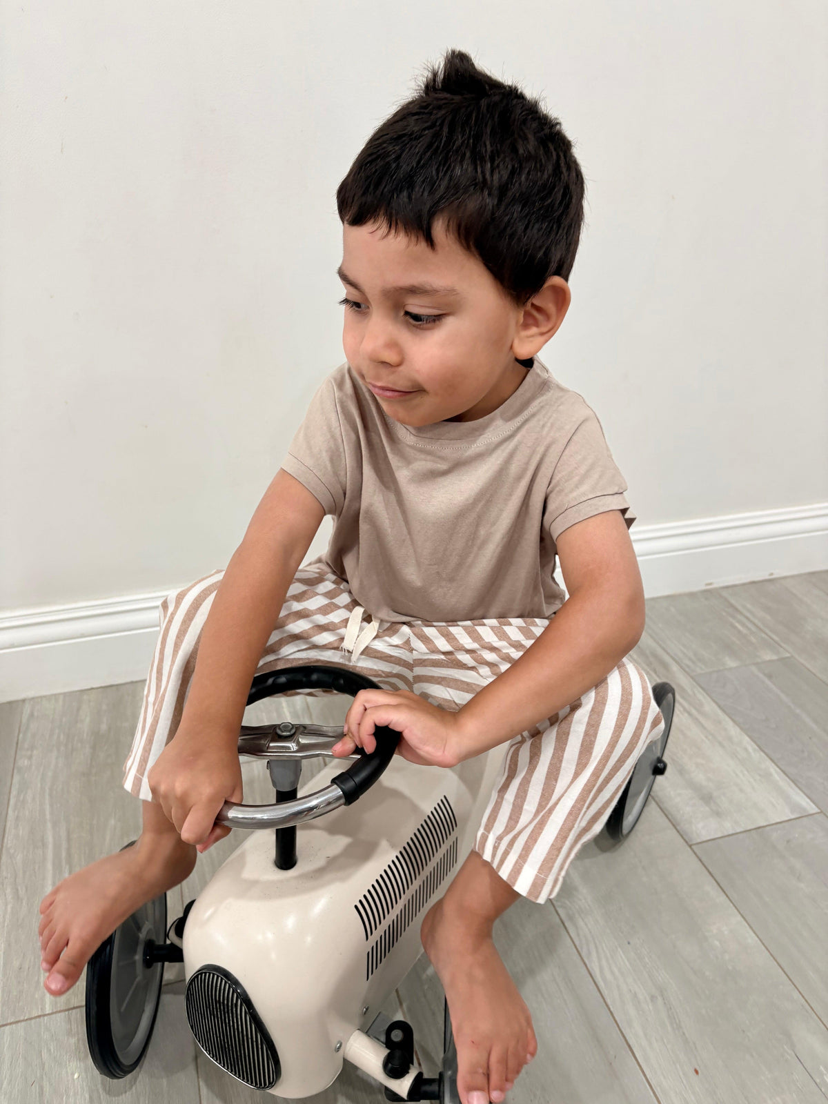 Papitō Milano Toddler Pants in Dusty Brown - Soft & Comfy