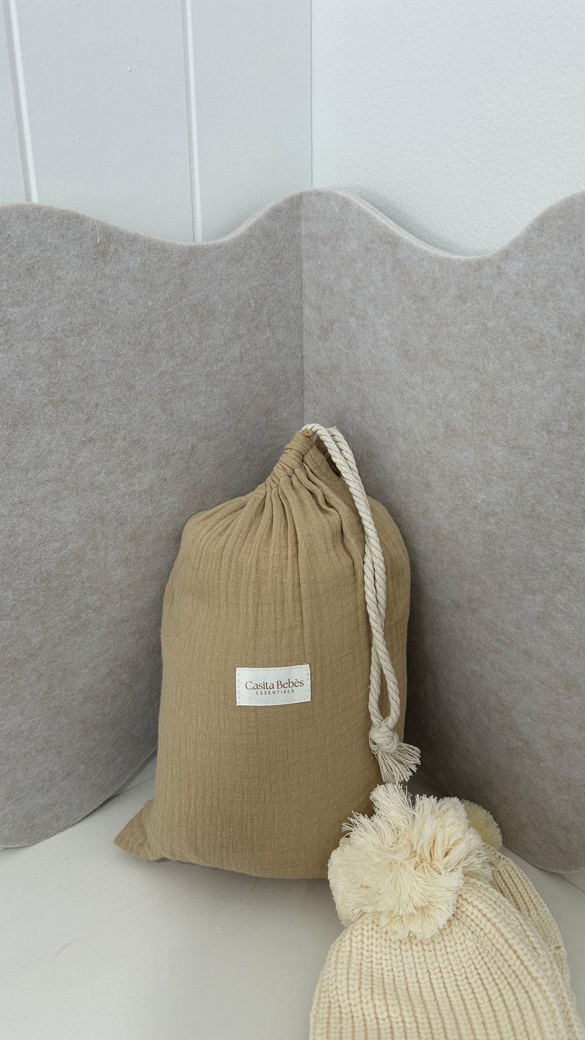 Essentīals Premium 100% Cotton Cot Sheet for Baby's Comfort