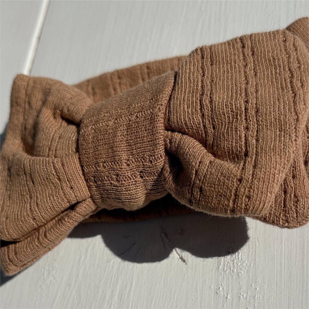 Essentīals Linen Bow Dust Brown
