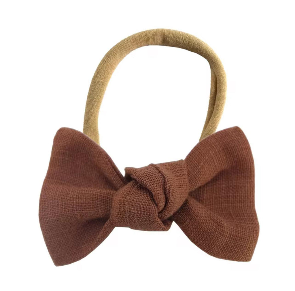 Essentīals Baby Linen Mini Bow