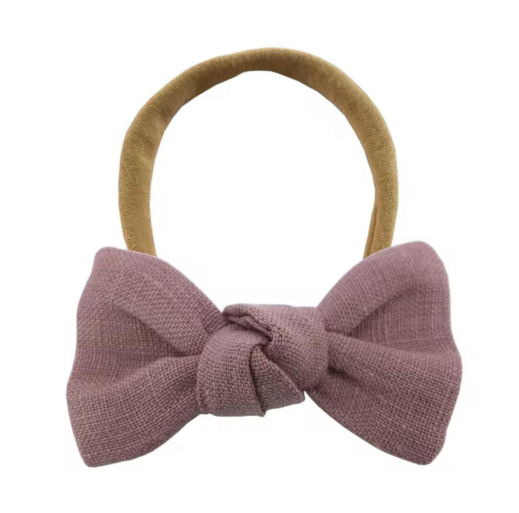 Essentīals Baby Linen Mini Bow