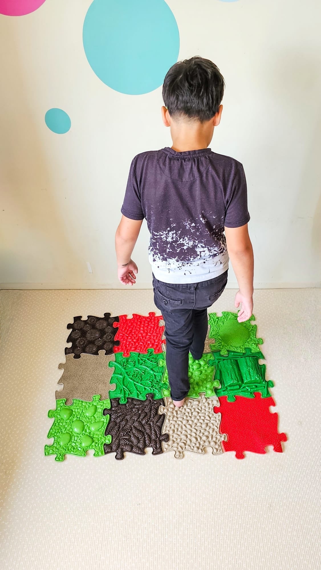 MUFFIK 12-Piece Sensory Playmat Set for Kids and Adults