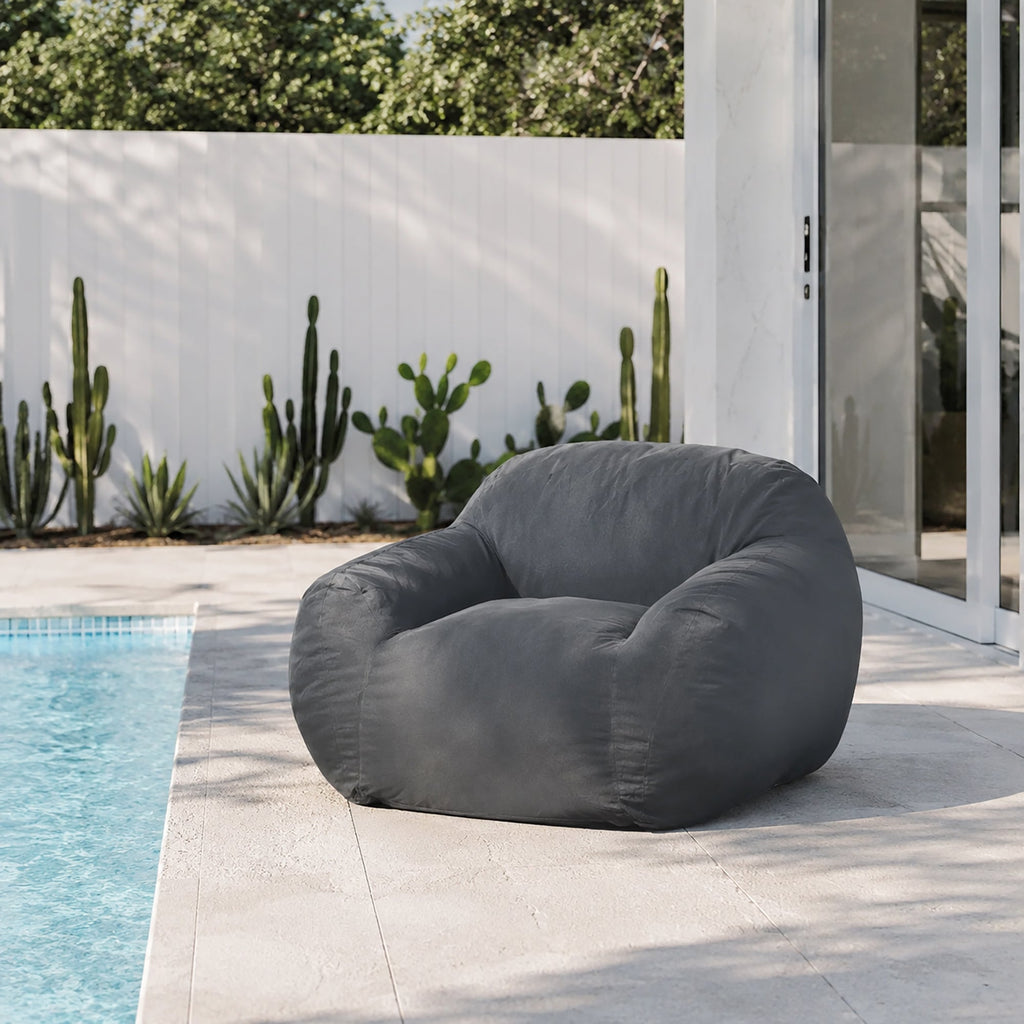 Outdoor DreamPod® Chair - Comfortable Charcoal Grey Lounger