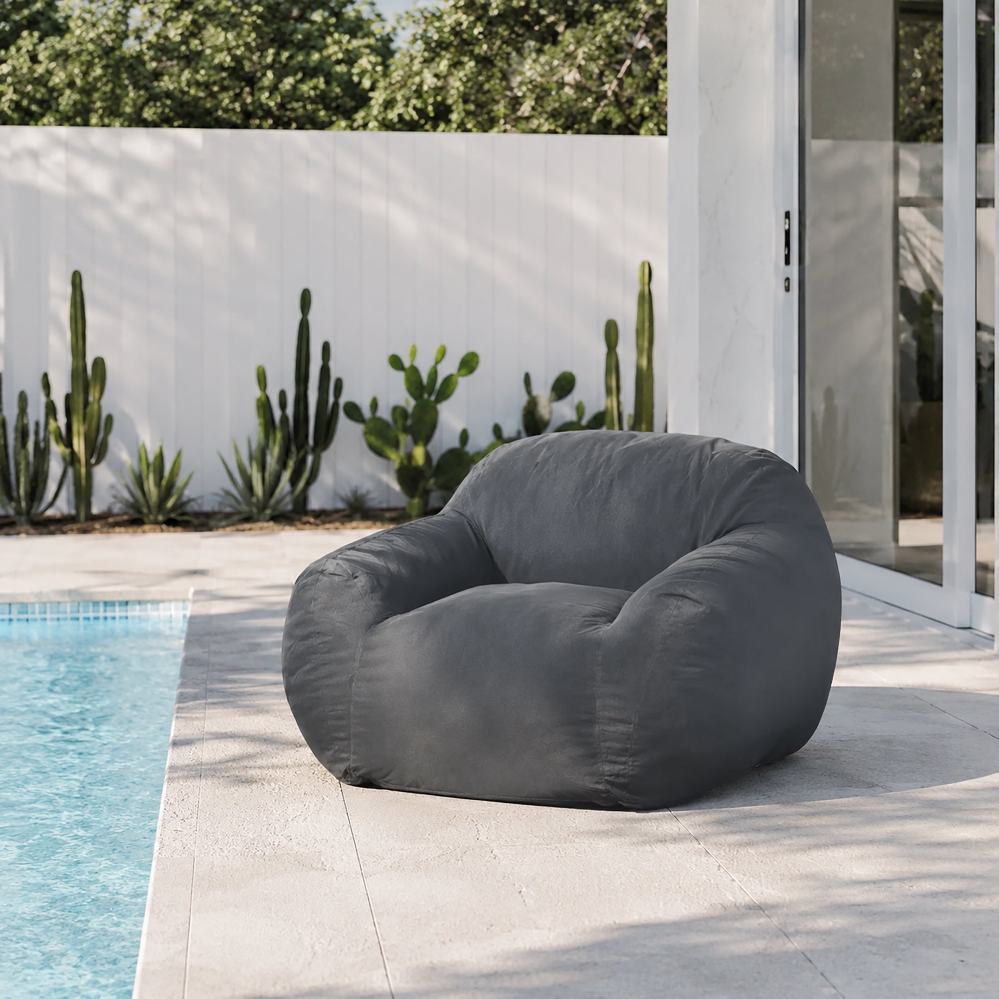 Outdoor DreamPod® Chair - Comfortable Charcoal Grey Lounger