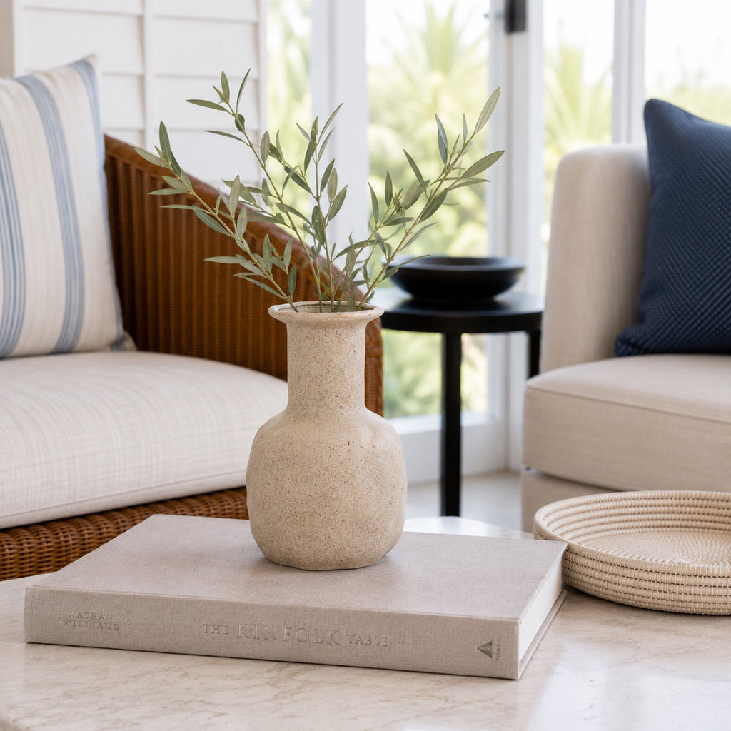 Petunia Modern Ceramic Vase | Elegant Home Décor Accent