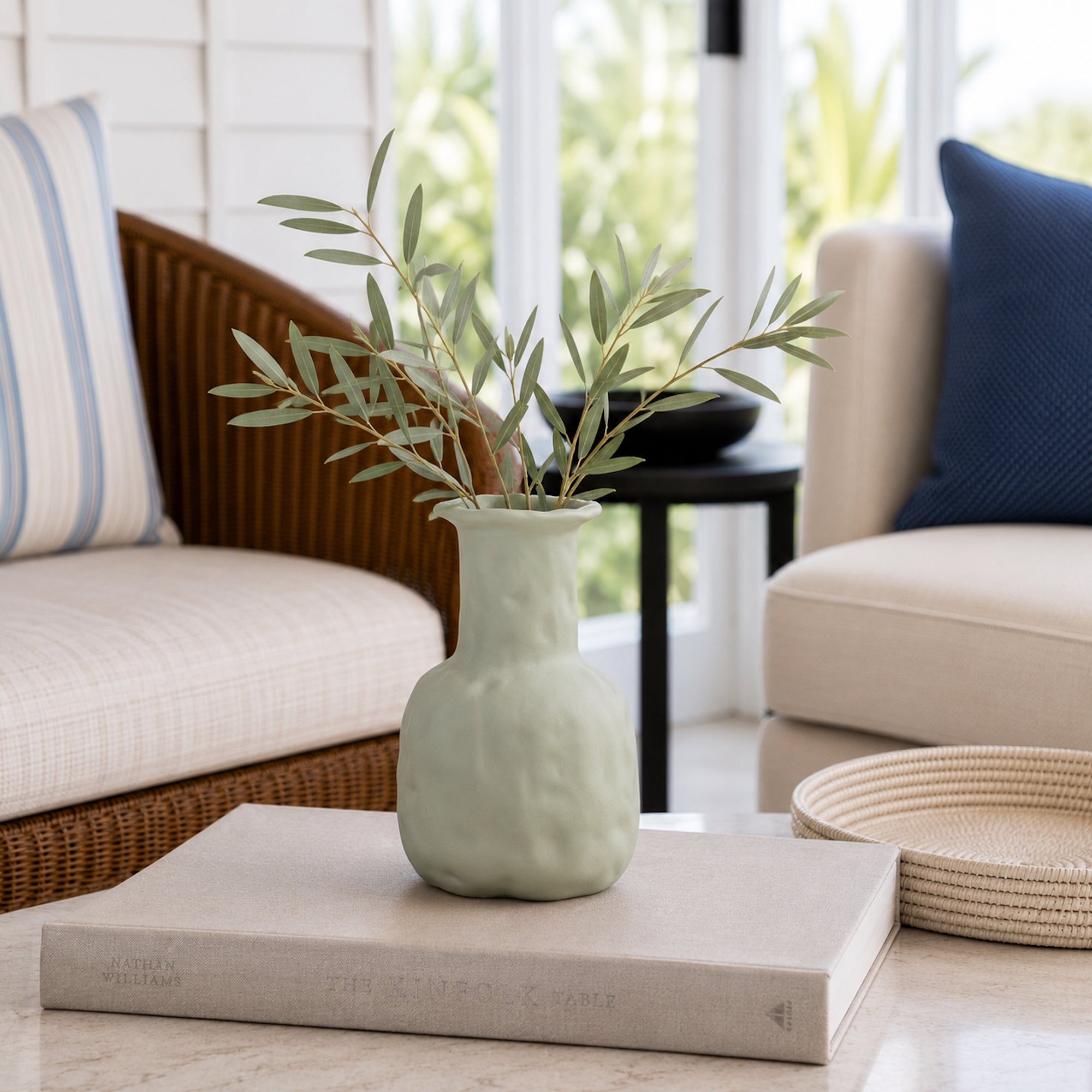 Petunia Modern Ceramic Vase | Elegant Home Décor Accent