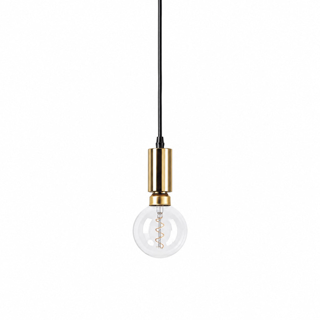 Riley Gold Pendant Light - Modern Industrial Elegance