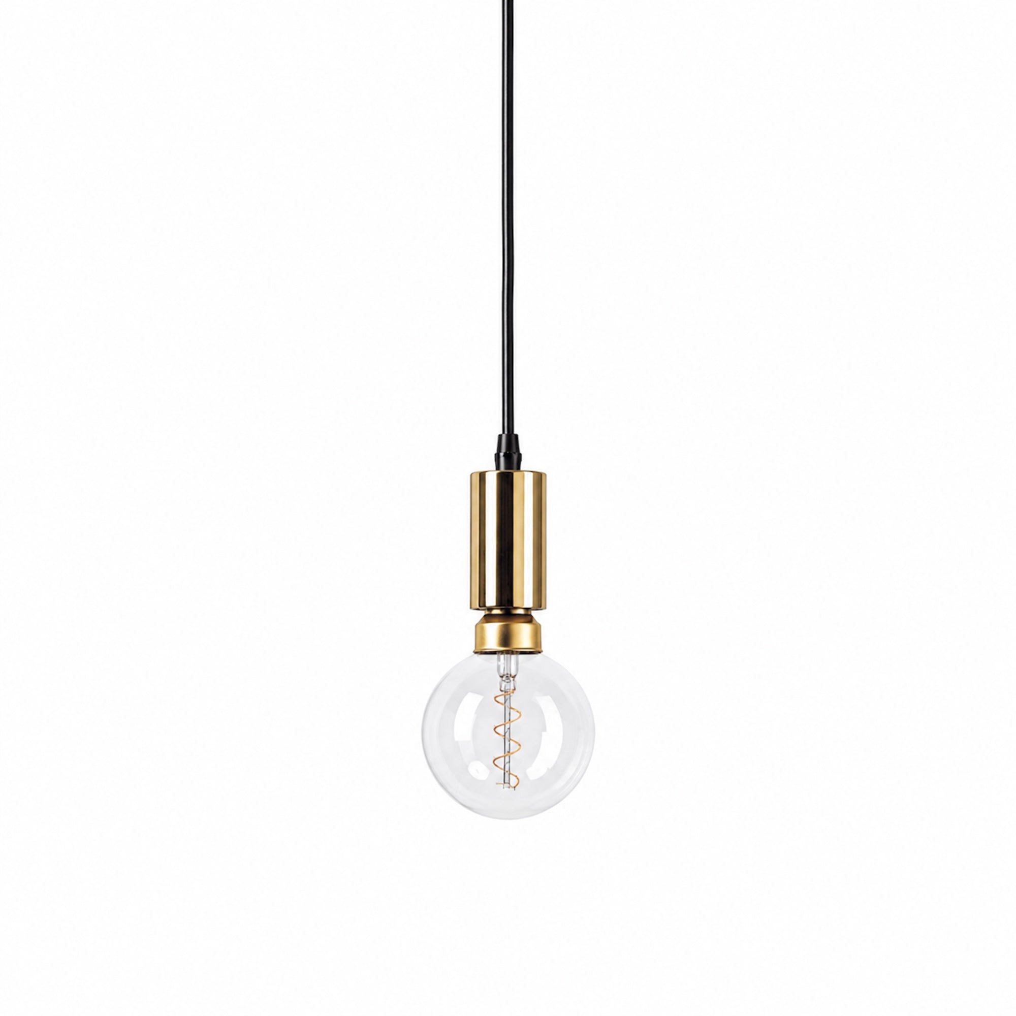 Riley Gold Pendant Light - Modern Industrial Elegance