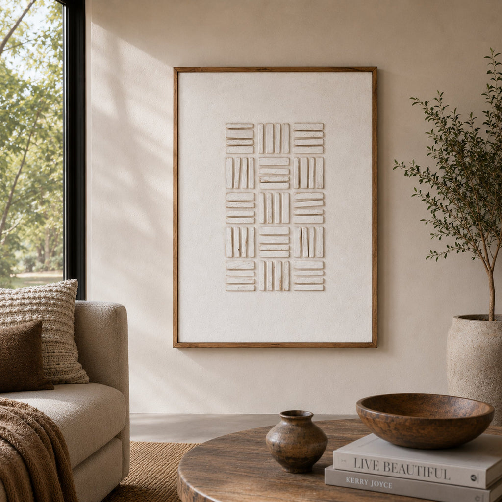 Silent Echos Eco-Friendly Ready-to-Hang Wall Art - 82x122cm