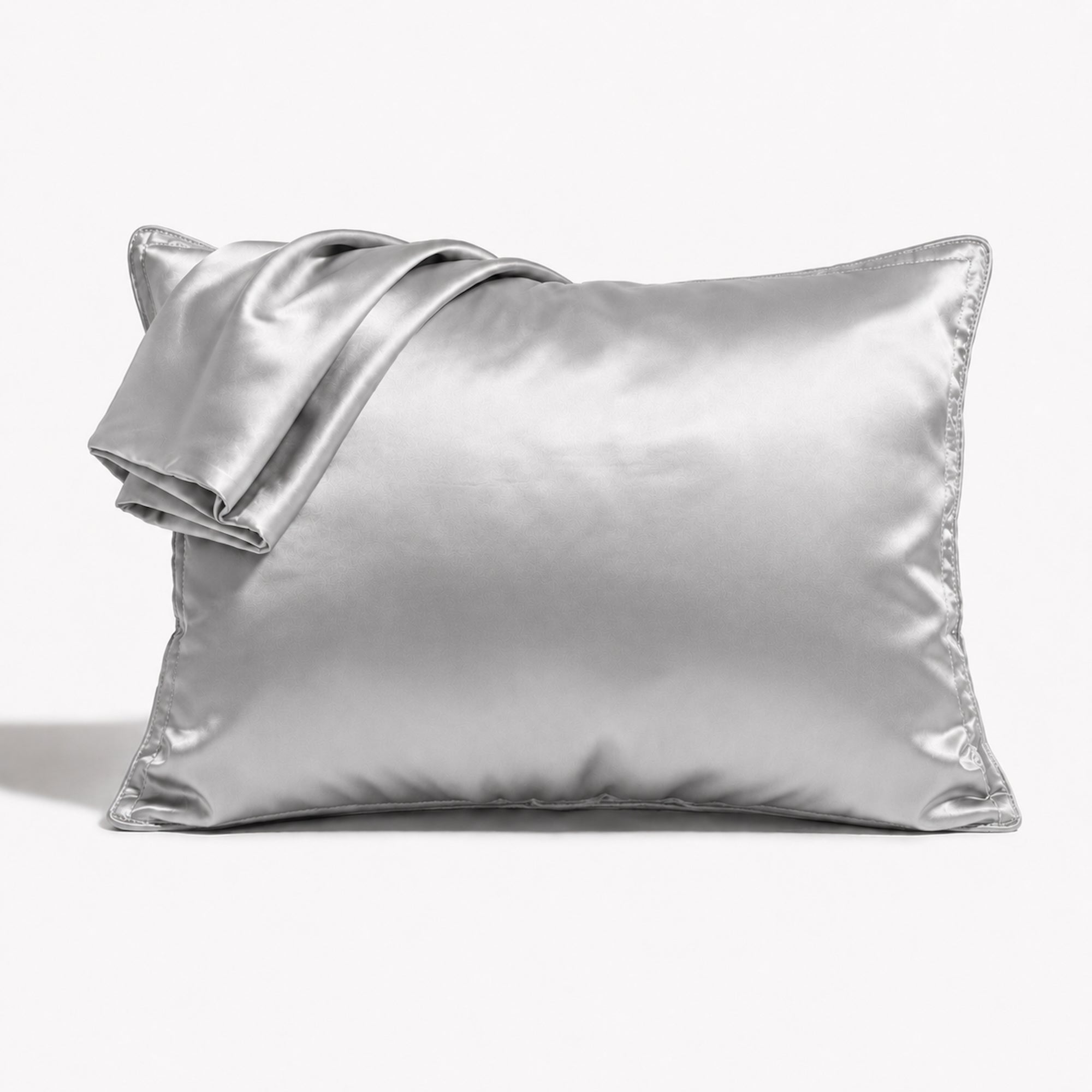 Luxurious Silver Satin Pillowcase Set - 50cm x 75cm