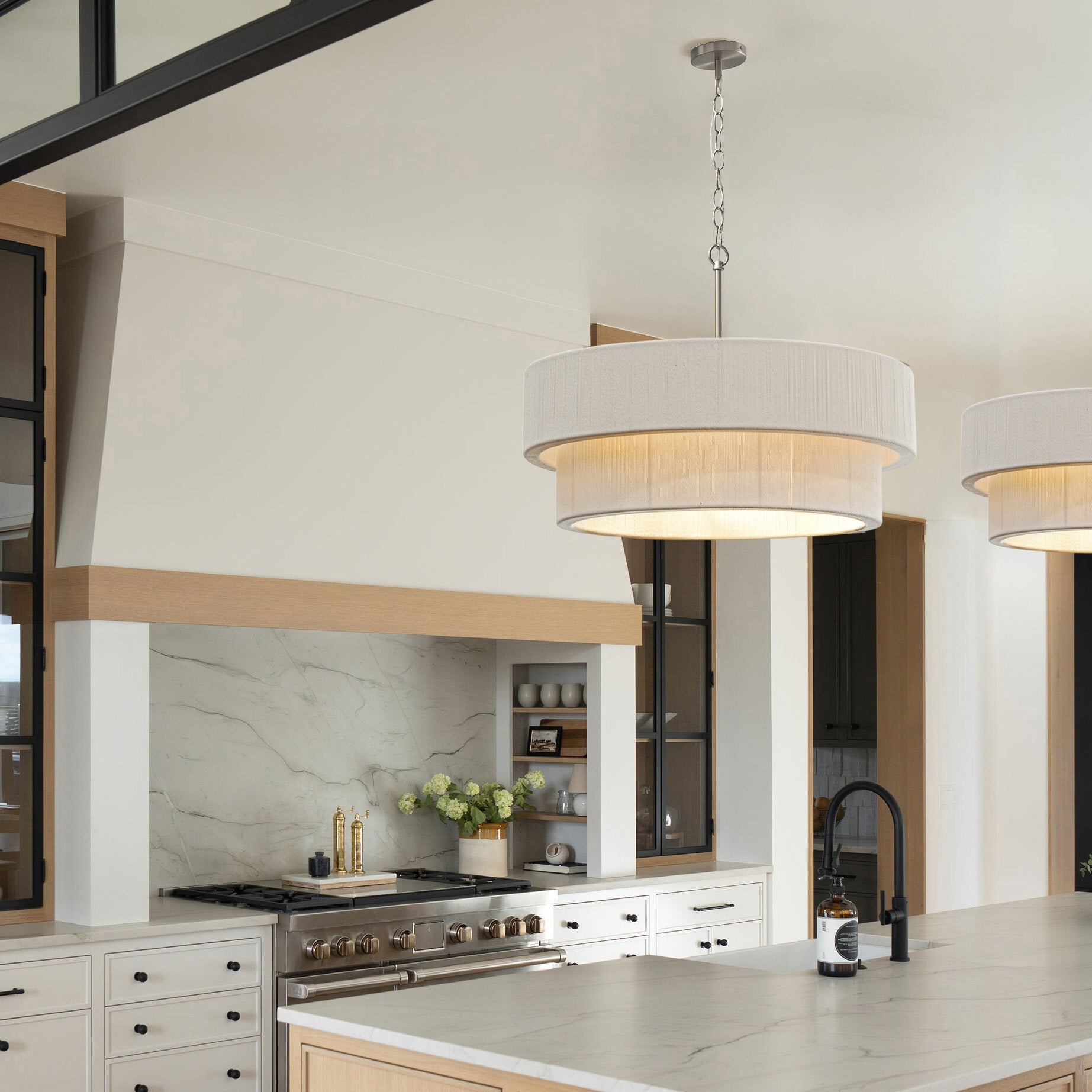Sorrento Double Tiered Rope Chandelier - Modern Coastal Elegance