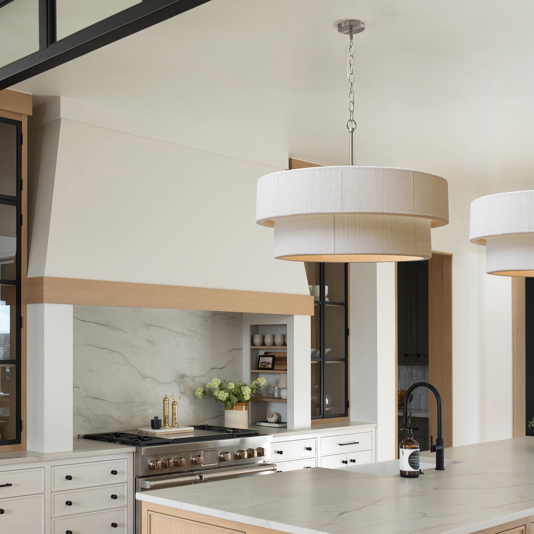Sorrento Double Tiered Rope Chandelier - Modern Coastal Elegance