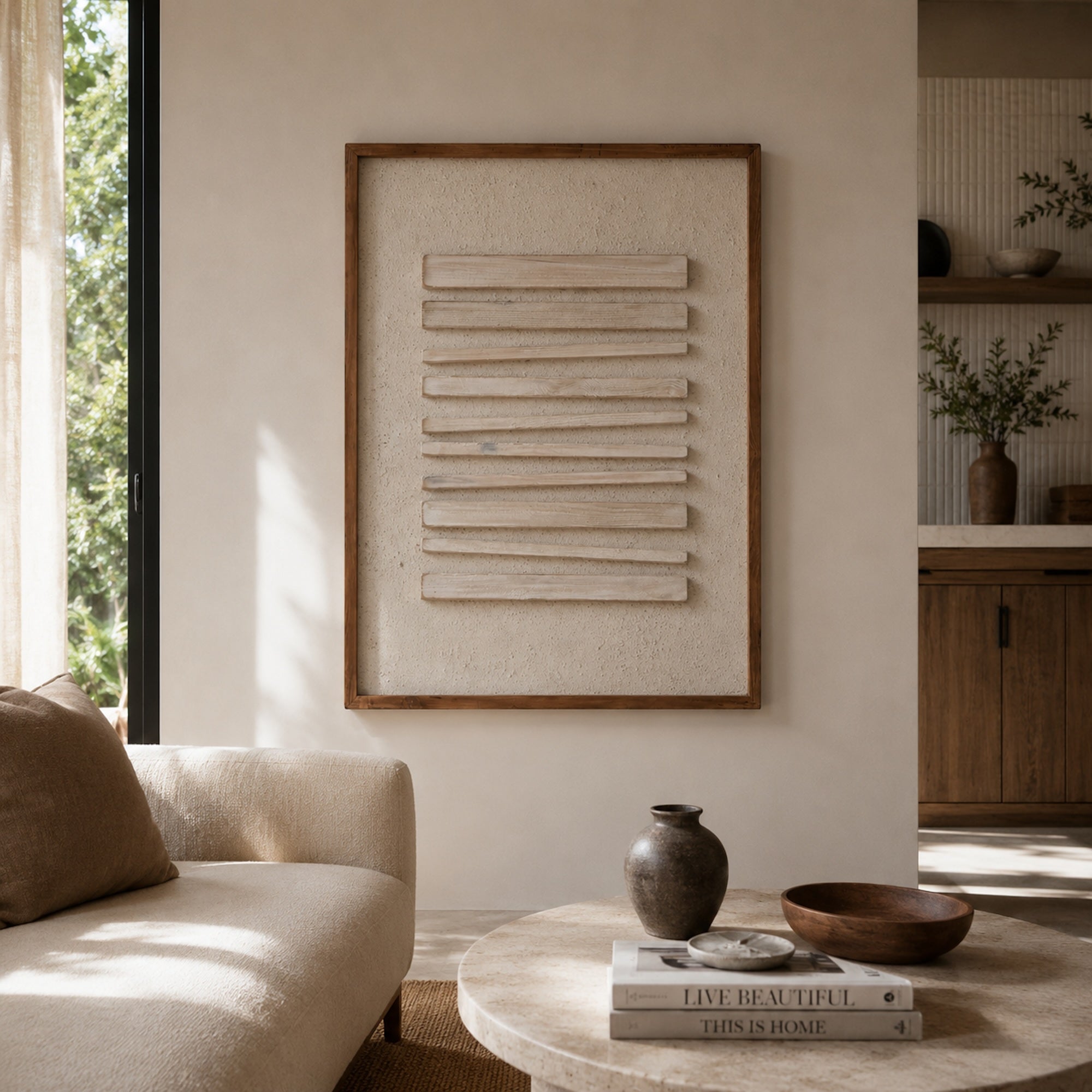 Strahan Horizon Light - Unique Eco-Friendly Wall Art 62x82cm