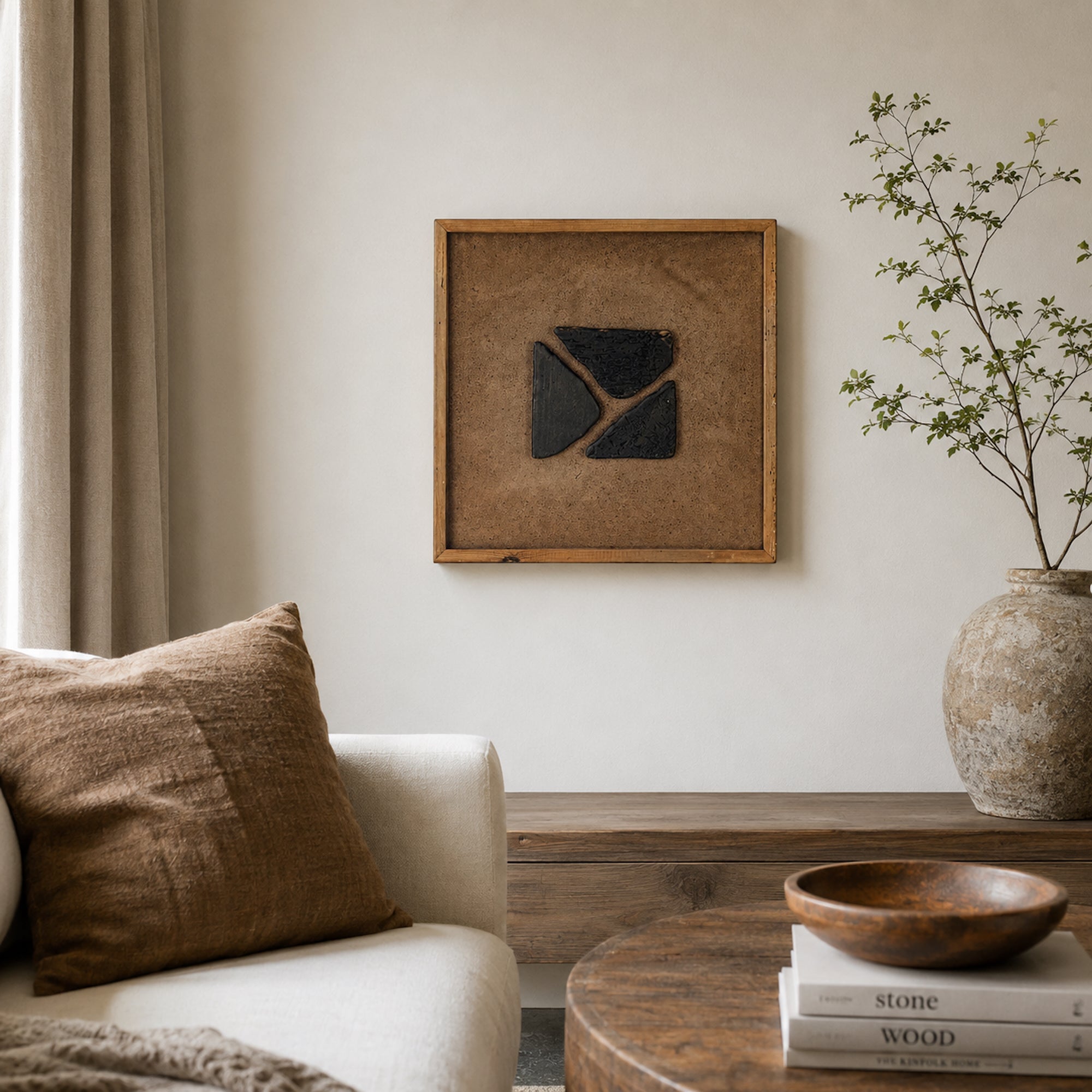 The Pinnacle - Unique Eco-Friendly Wall Art - 52x52cm Ready to Hang