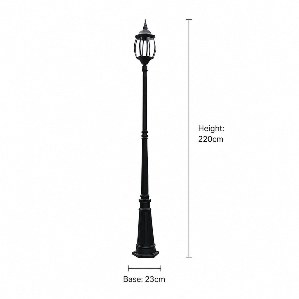 Elegant Victorian Garden Lamp Post - Classic Outdoor Lighting