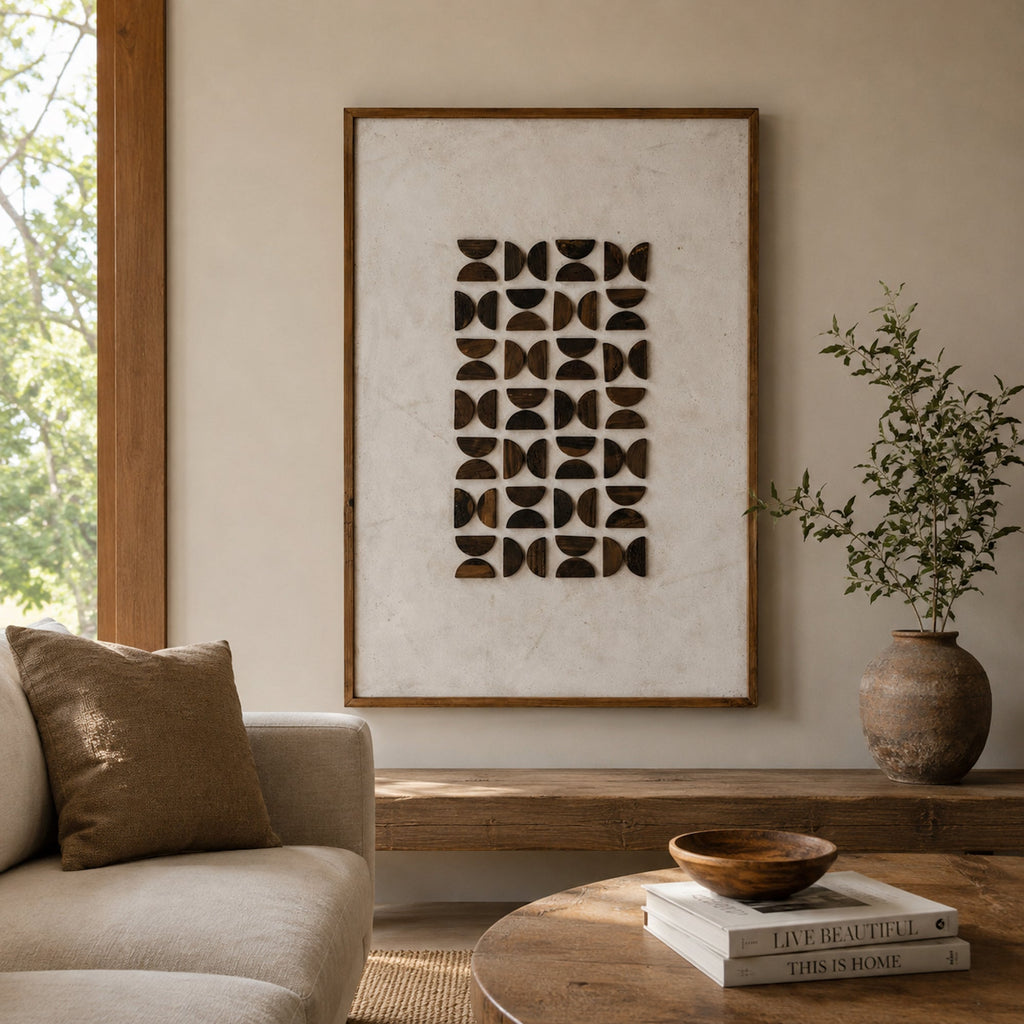 Woodland Muse Dark - Unique Eco-Friendly Wall Art 82x122cm