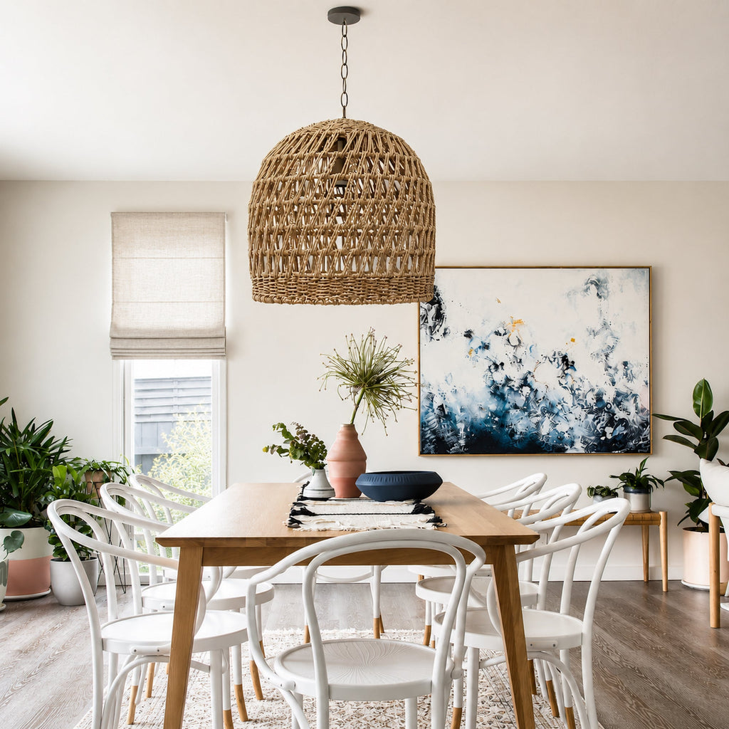 Milford Natural Rope Pendant Light - Coastal & Bohemian Style