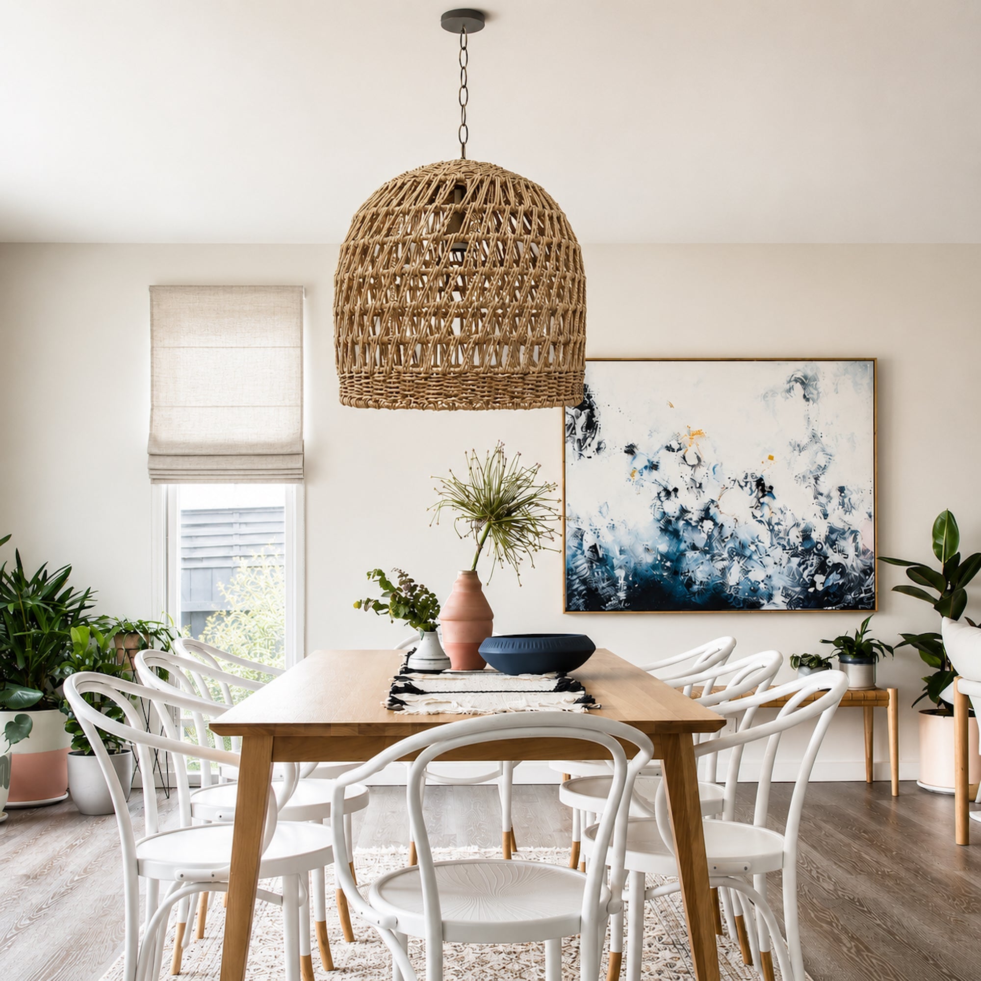 Milford Natural Rope Pendant Light - Coastal & Bohemian Style